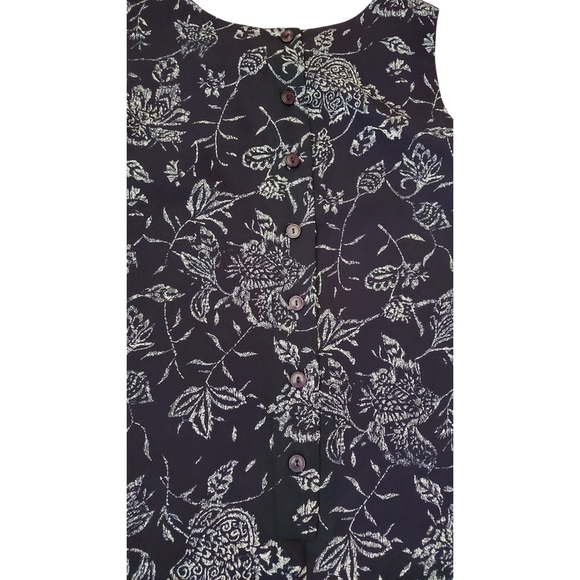 Aura Midnight Blue Floral Maxi Dress - Picture 5 of 7
